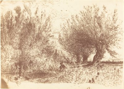 Margens de um rio (Bords de Riviere) de Paul Huet