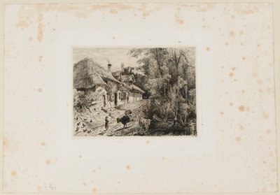 Cabana da antiga Trouville. Beraldi 82 IFF 32 de Paul Huet