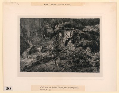Córrego de Saint-Pierre de Paul Huet