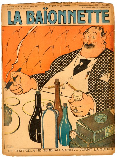 Capa de "La Baionnette", Satirical in Colors de Paul Iribe