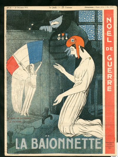 Capa de "La Baionnette", Sátira Colorida de Paul Iribe