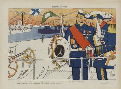 Entente Cordiale. Ilustração para o riso de Paul Iribe
