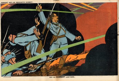 La Baionnette, Satirical em Cores de Paul Iribe