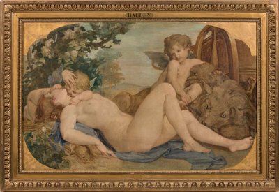 Cybele e Amphitrite, 1859. de Paul Jacques Aimé Baudry