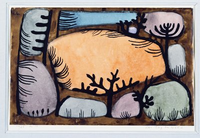 Um dia na floresta de Paul Klee