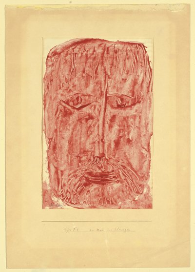 Um Homem de Dores; Um Homem de Dores de Paul Klee