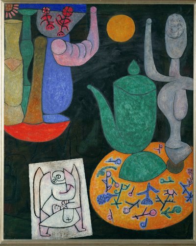 Uma Natureza-Morta (guache) de Paul Klee