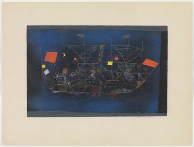 Navio de Aventura O Navio de Aventura, 1927. de Paul Klee