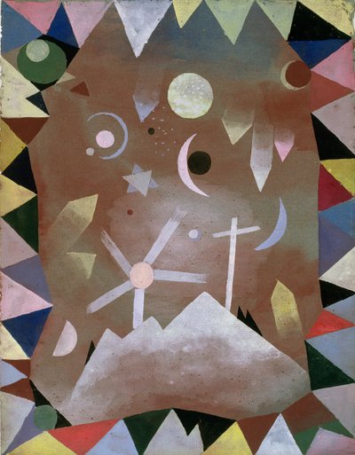 Acima dos Picos da Montanha de Paul Klee