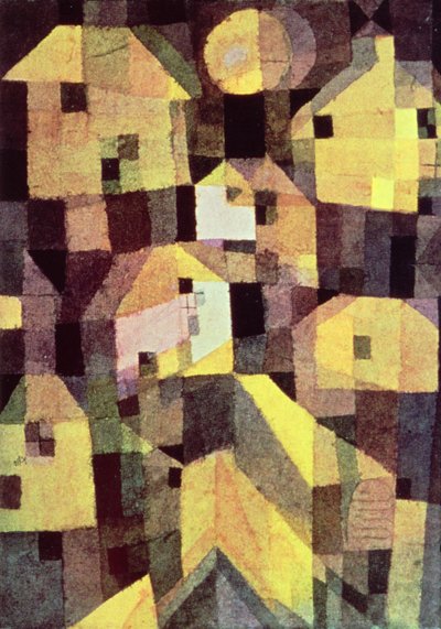Composição Abstrata das Casas de Paul Klee