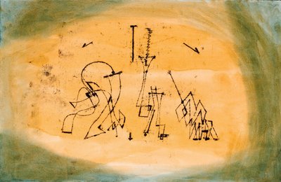 Trio abstrato, 1923 de Paul Klee