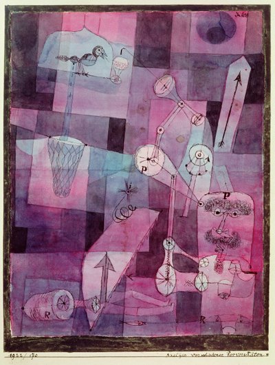 Análise de diversas perversidades de Paul Klee