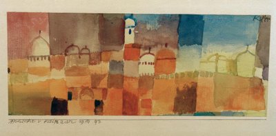 Vista de Kairuan de Paul Klee