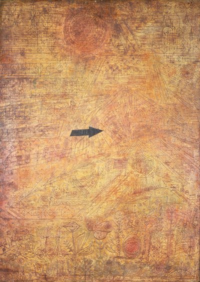 Arrow in the Garden (Seta para um jardim) de Paul Klee