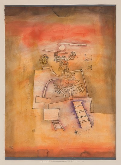 Cultura de árvores. 1924 de Paul Klee