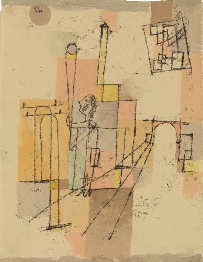 Antes da festa, 1920. de Paul Klee