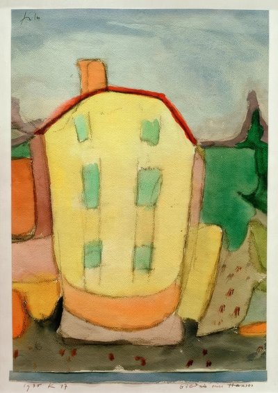Retrato de uma casa de Paul Klee