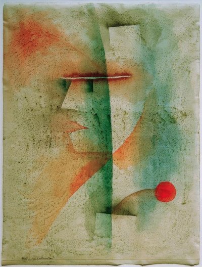 Retrato de um homem fantasiado de Paul Klee