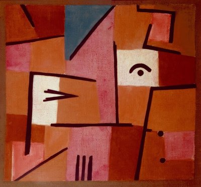 Vista do vermelho de Paul Klee