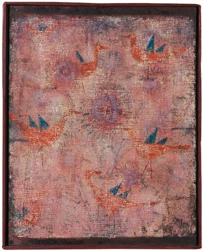 Aves de asa azul de Paul Klee