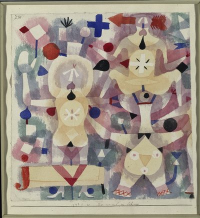 Carnaval na neve de Paul Klee