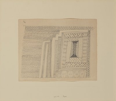 Tapete Kelim, 1927. de Paul Klee