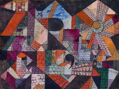 Cidade R, 1919. de Paul Klee