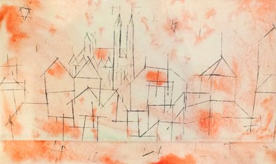 Cidade com Catedral Gótica de Paul Klee