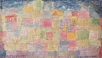 Paisagem colorida; Bunte Landschafte de Paul Klee