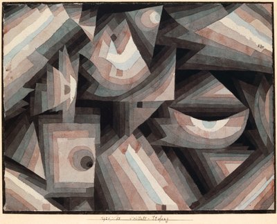 Gradação de Cristal, 1921. de Paul Klee