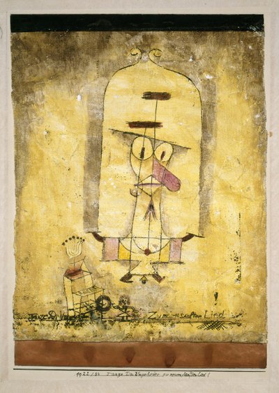 Dance You Monster to My Soft Song !, 1922. de Paul Klee