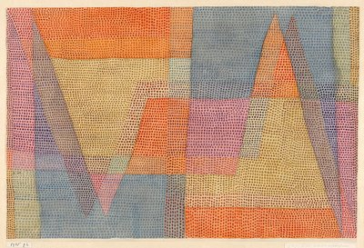 A luz e a nitidez. 1935, 102 (P 2) de Paul Klee