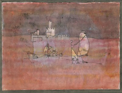 Episódio Antes de uma cidade árabe, 1923 de Paul Klee