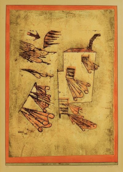 fogo vento de Paul Klee