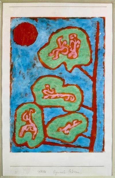 Folhas figurativas de Paul Klee