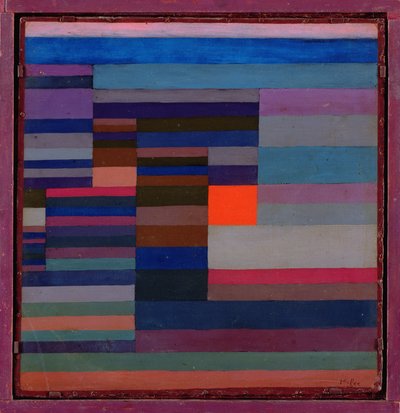 Incêndio à noite de Paul Klee