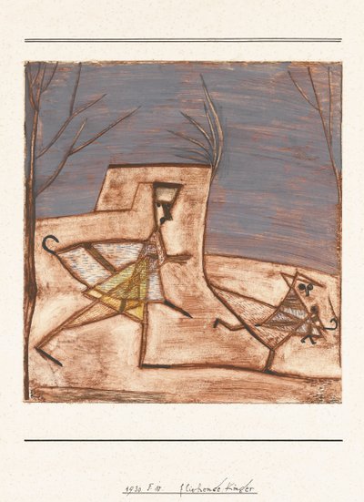 Fugindo crianças Crianças fugindo, 1930 de Paul Klee