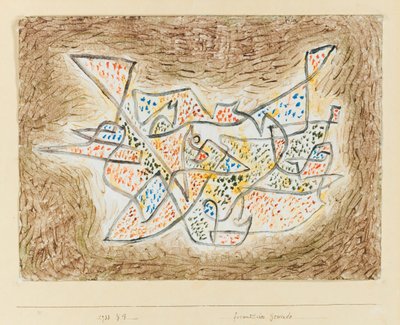Meandro amigável, 1933. de Paul Klee