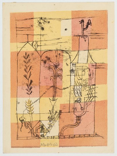 Cena hoffmanesa, 1921. de Paul Klee