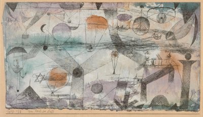 No Reino do Ar, 1917. de Paul Klee