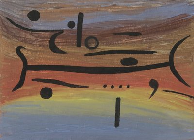 Instrumentos, 1938. de Paul Klee