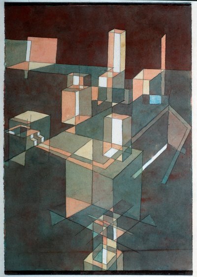 Cidade Italiana - Pintura de Paul Klee
