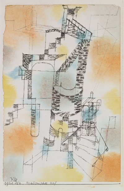 Pátio italiano de Paul Klee