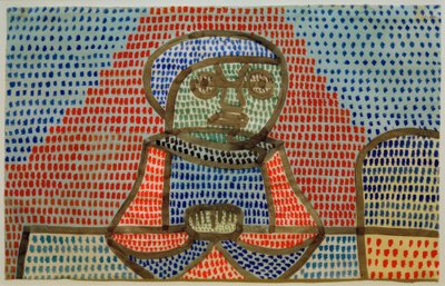 Garoto na mesa de Paul Klee