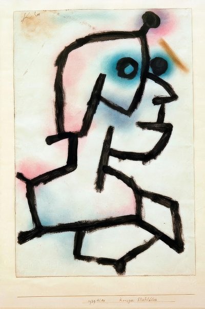 Warrior Stahlblick de Paul Klee