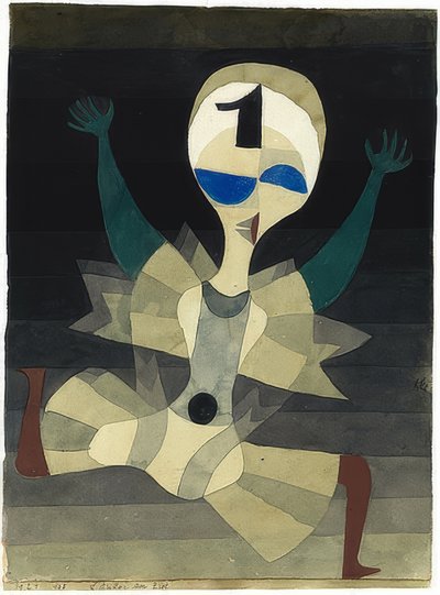 Corredor na meta. 1921 de Paul Klee