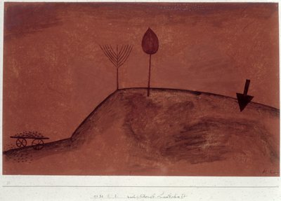 Paisagem em pós-abertura de Paul Klee