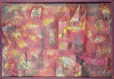 Paisagem com criança de Paul Klee