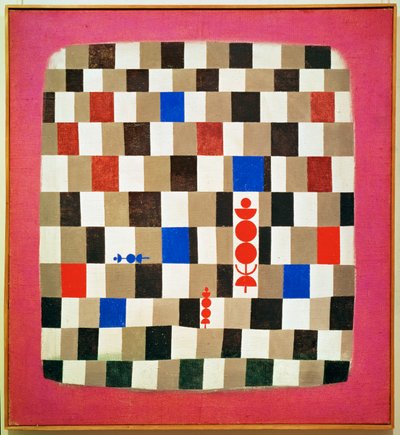 Grande tabuleiro de xadrez (ofegante) de Paul Klee