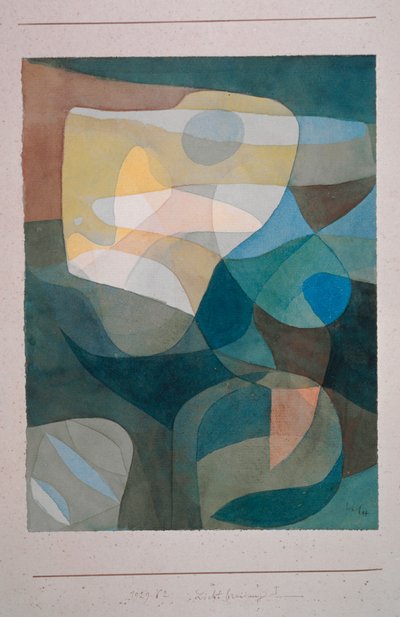 Radiodifusão I, 1929. de Paul Klee